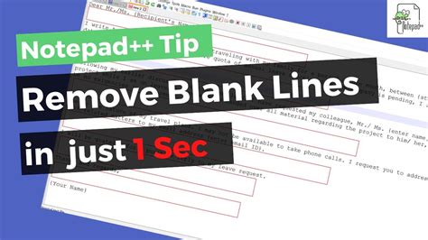 Delete empty lines .